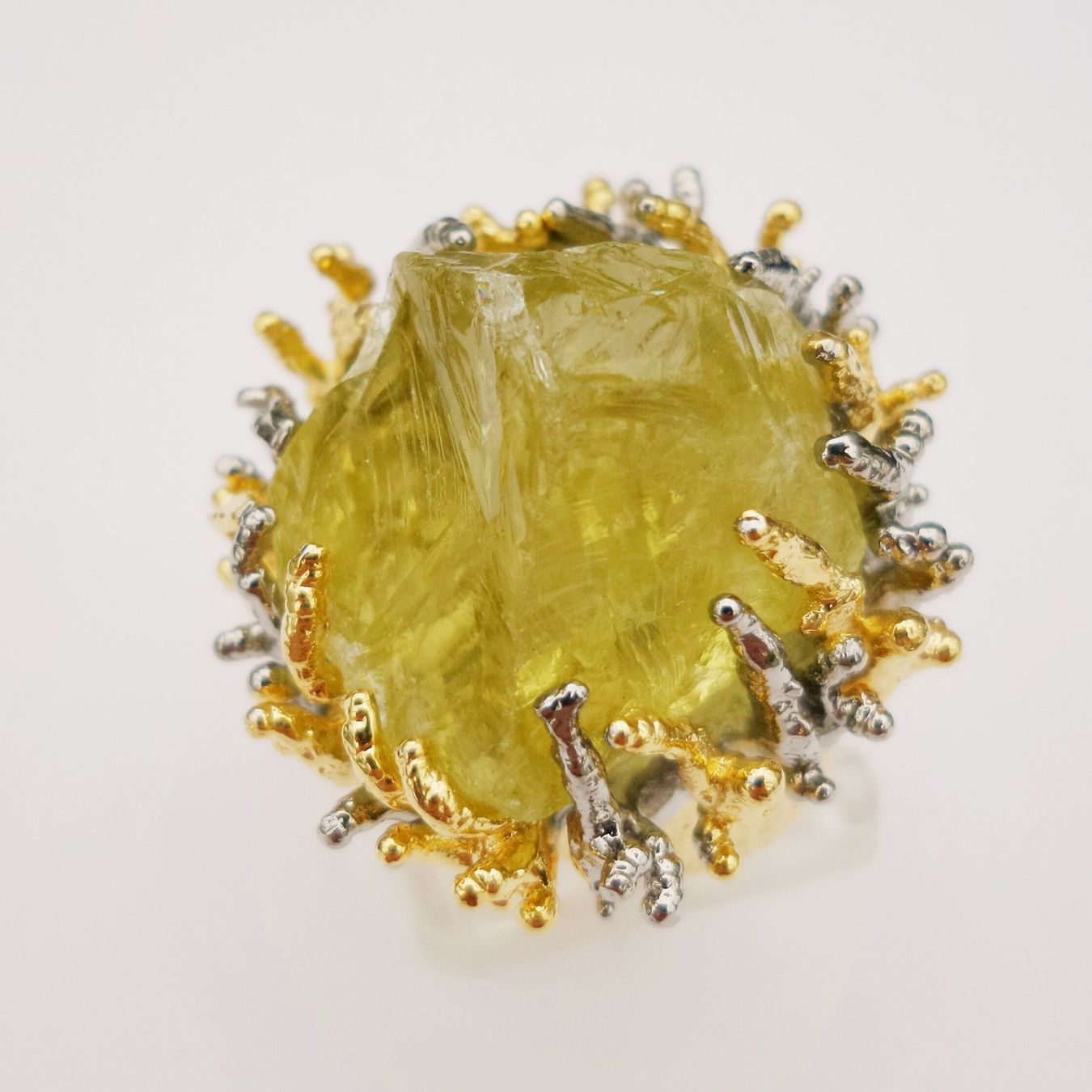 Ringe: Ungescliffener gelb-grüner Edelstein Ring – Neu (gemäss Beschreibung) aus Zürich von adriben 5