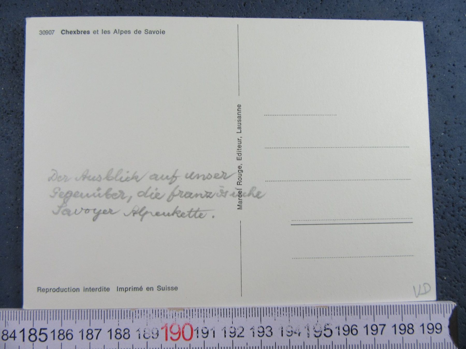 Cartoline postali: CHEXBRES  VD AK – Usato da Ettingen venduto da Hausi4711 1