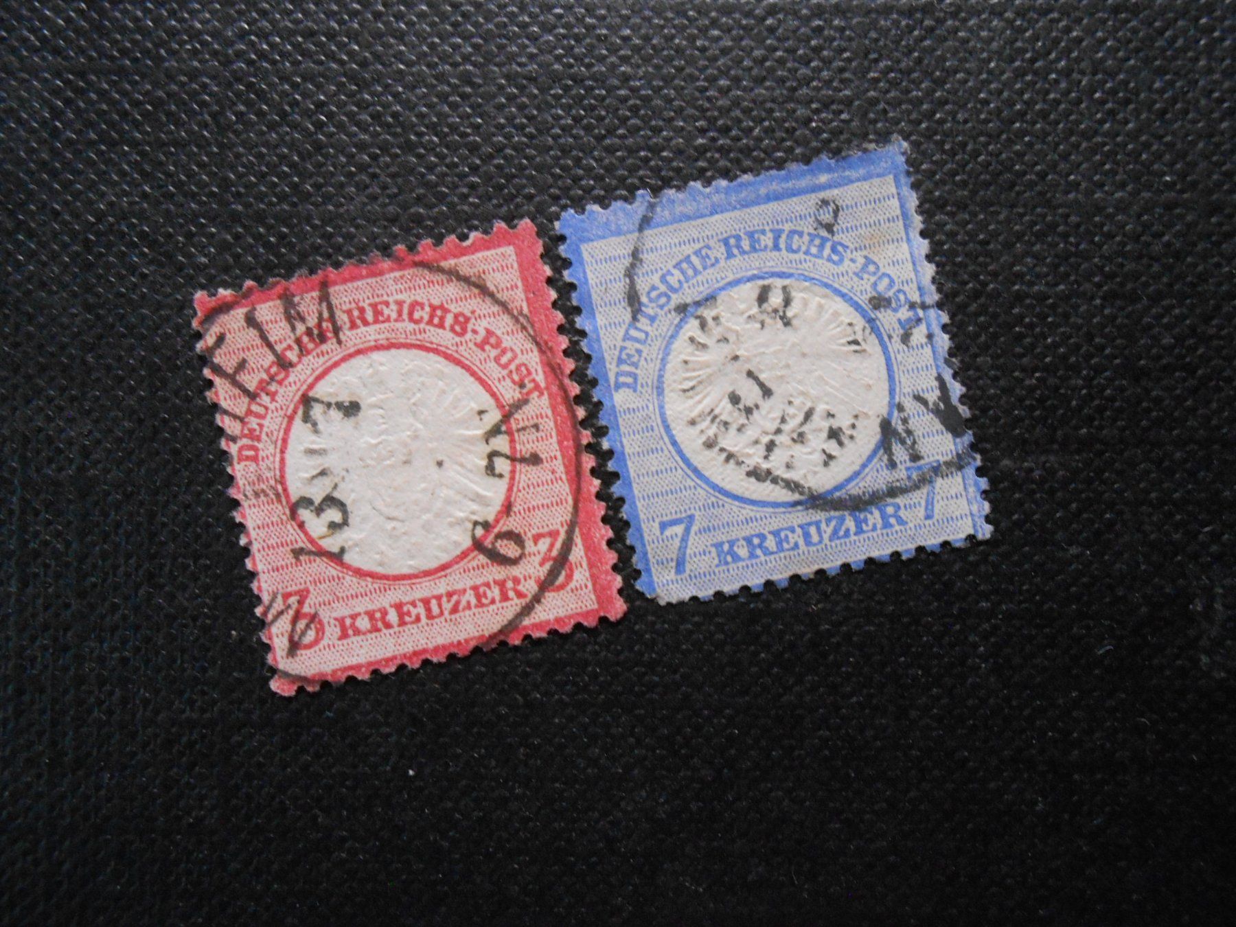Tutti i francobolli: DR Mi 25/56 - 3Kr/7Kr   1872 – Usato da Hallwil venduto da pkaiser44