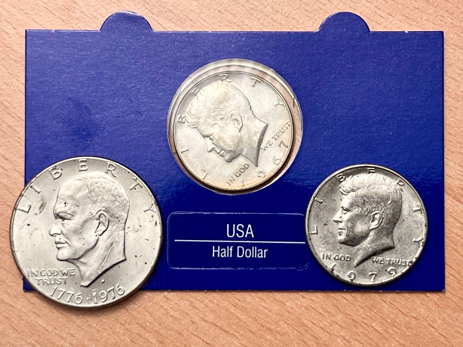 Tutti le monete: US Dollar drei Münzen teilw. Silber – Usato da Vaduz venduto da Vella007
