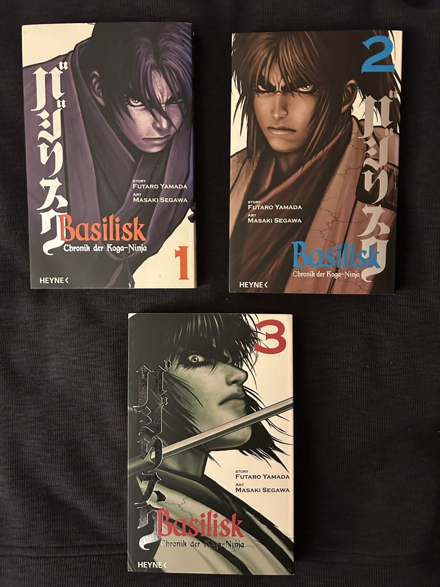 Fumetti: Basilisk Manga Band 1-3 – Usato da Luzern venduto da Raffaelo.G. 2
