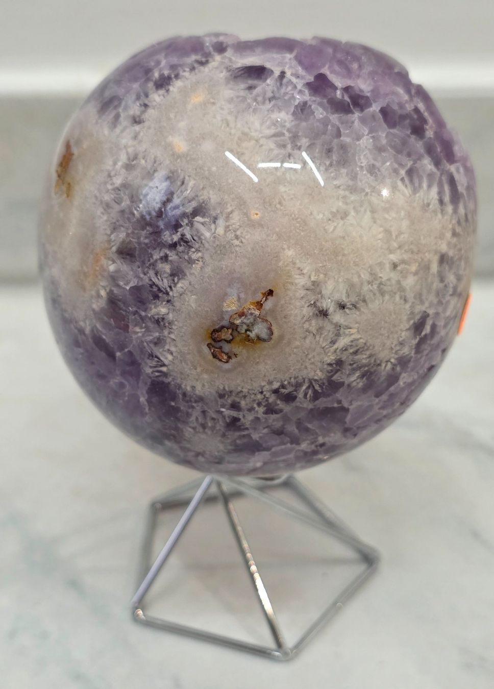 Minerali & Pietre curative: Amethyst Drusen Kugel 83mm 576g – Nuovo e nell'imballaggio originale da Matzingen venduto da Shay_Crystalz 1