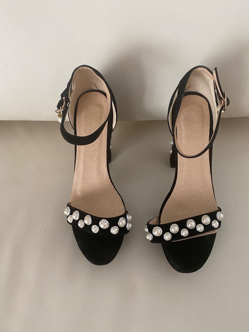 Scarpe da donna: Extravaganter High Heel Damensommerschuh mit Perlen, Gr.39 – Nuovo e nell'imballaggio originale da Winkel venduto da ferrari2022 4