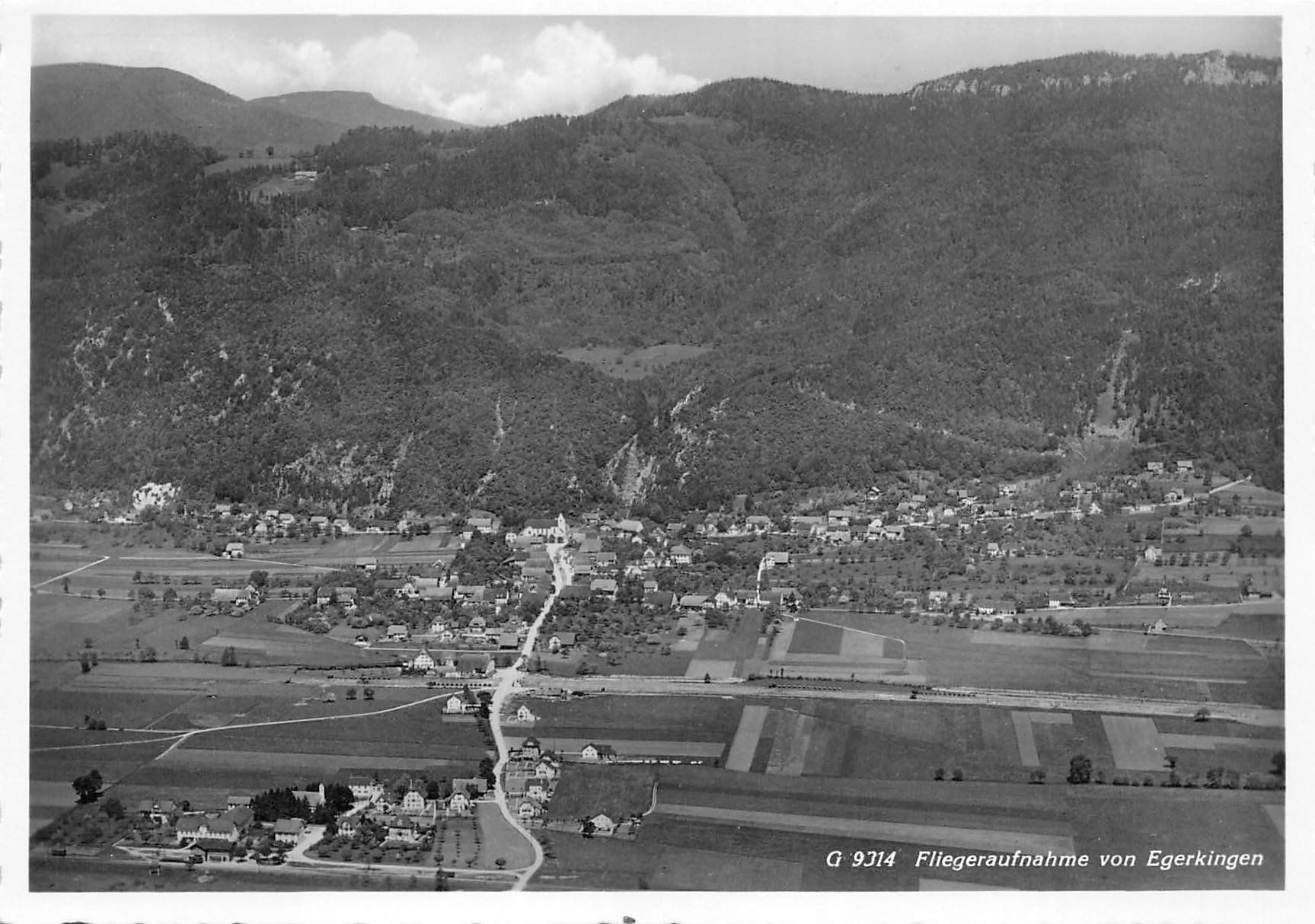 Cartoline postali: Egerkingen SO Ortsansicht  , ca.1930 – Usato da Solothurn venduto da Bepposol