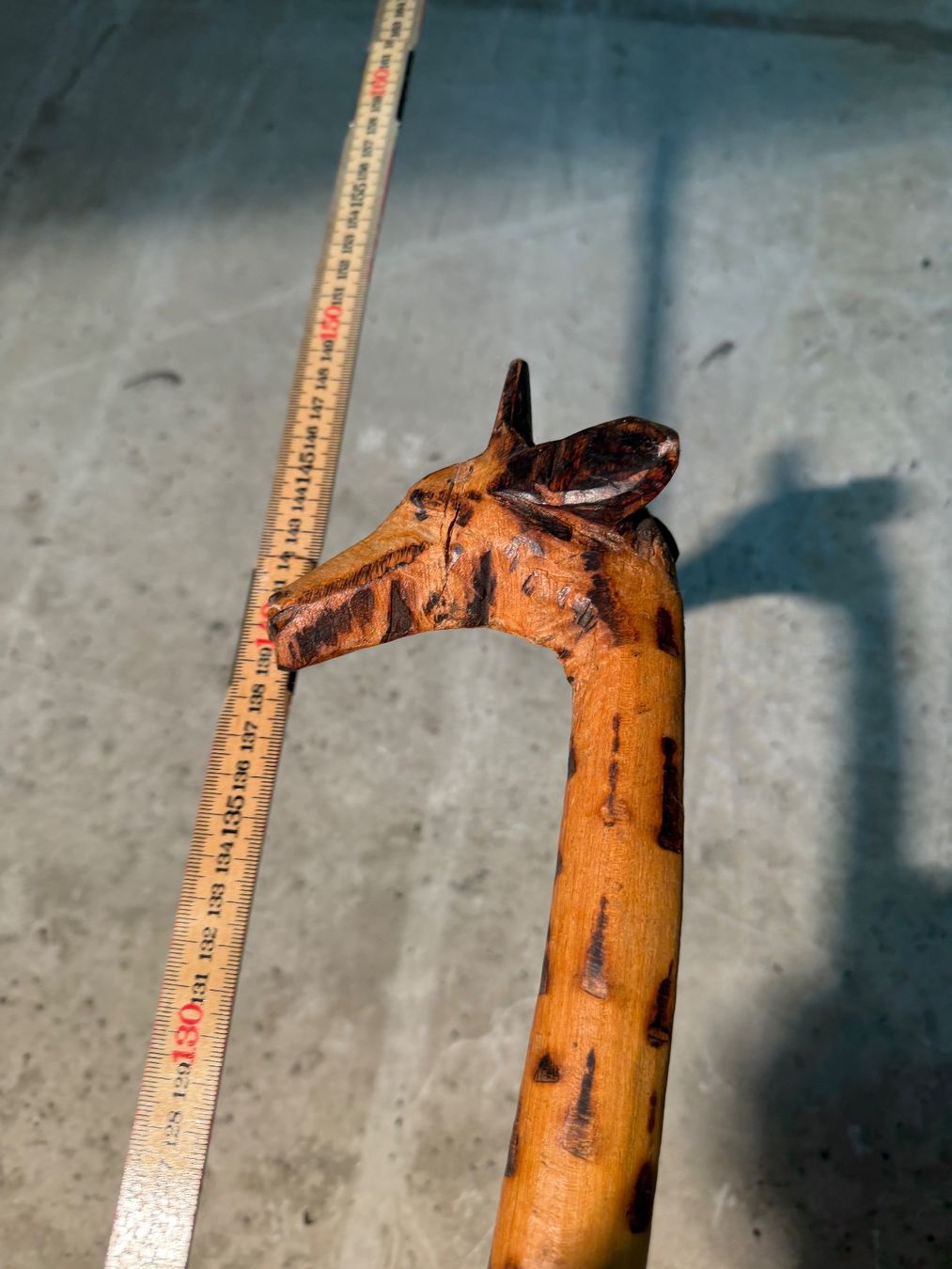 Skulpturen & Statuen: Girafe en bois faite à la main – Gebraucht aus Lausanne von artnouveau04 6
