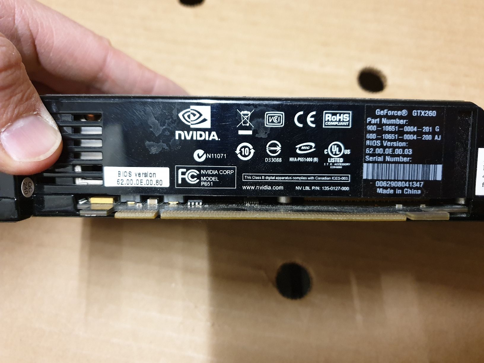 Nvidia Schede grafiche: XFX Nvidia GeForce GTX 260 – Usato da Ittigen venduto da Ziok187 1