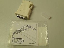 Dell DVI to VGA Adapter: 7P365 A00, fabrikneu