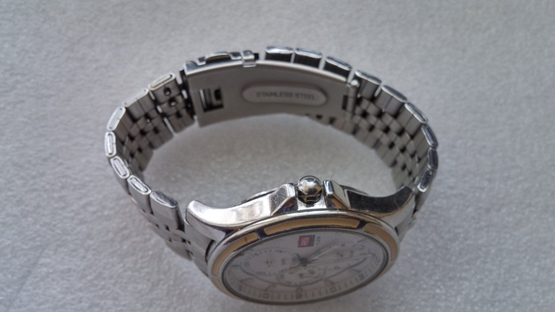 Orologi: RS Quarz Edelstahl Uhr – Usato da Zürich venduto da sendbad 3