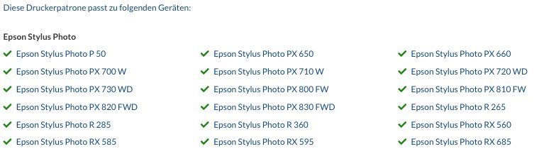 Epson Cartucce per stampanti & toner: Duckerpatronen für Epson Stylus Photo RX585 – Nuovo e nell'imballaggio originale da Oberrohrdorf venduto da displayoutlet 2