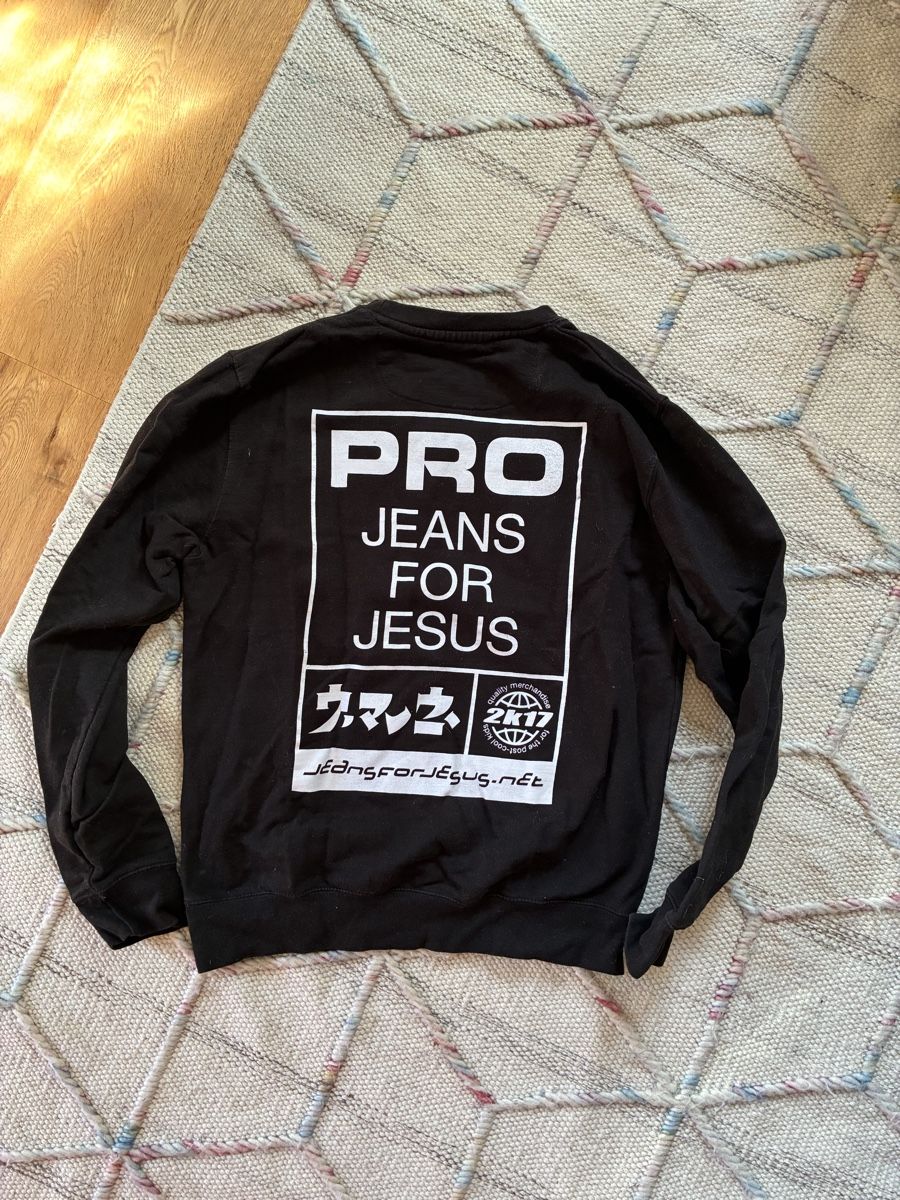 Maglioni & Felpe: PRO JEANS FOR JESUS Pullover Schwarz Gr. M – Usato da Bern venduto da quacquac 1
