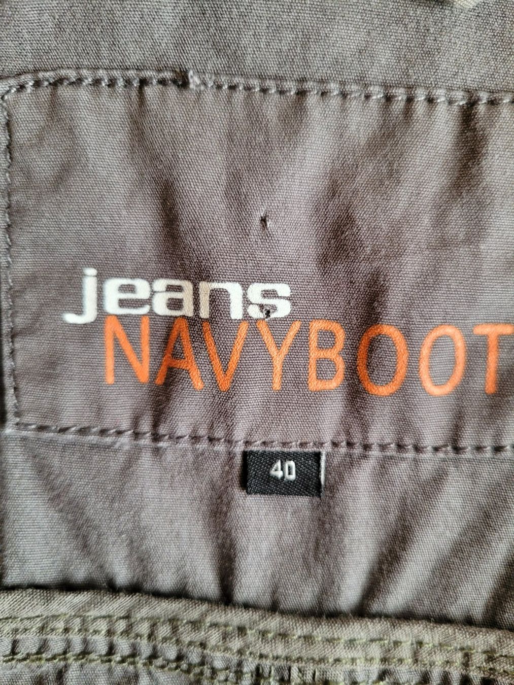 Navyboot Giacche: Navyboot Jeans Jacke, Gr. 40 khaki – Usato da Auslikon venduto da hera8331 3