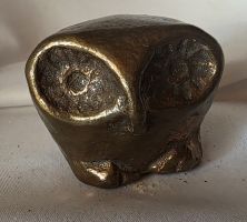 Eulefigur Bronze  siehe Foto 1970 