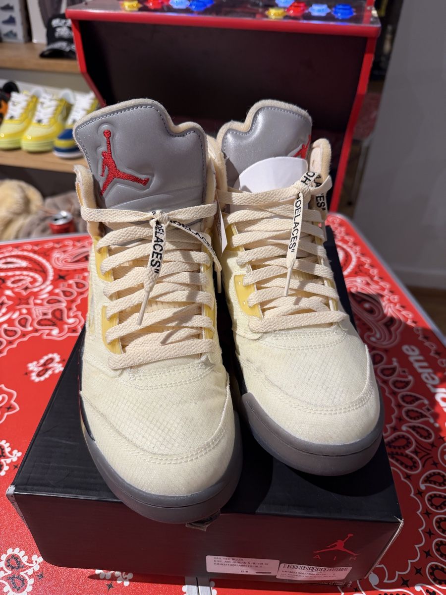 Jordan Scarpe da uomo: Jordan 5 x Off White Sail Grösse 41 – Usato da Basel venduto da julianlenzin 3