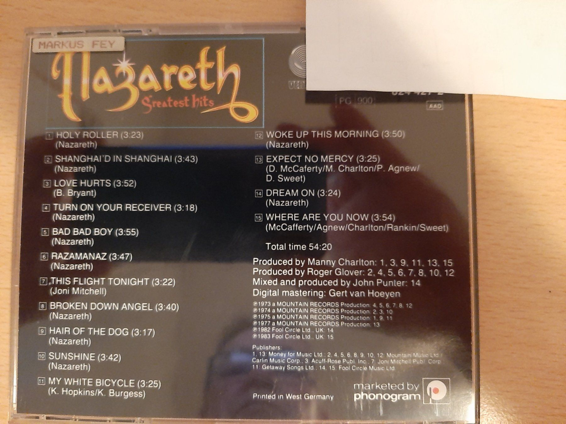 Nazareth - Greatest Hits - CD - Rock Klassiker! Top! (Gebraucht) in ...