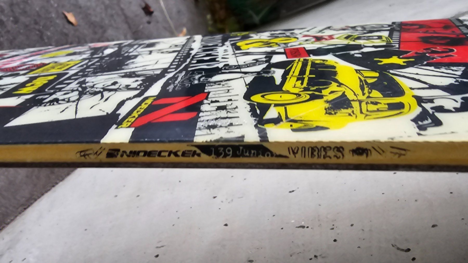 Nidecker Board: Nidecker Snowboard mit grafischem Design 139cm – Usato da Weisslingen venduto da Sigib 3