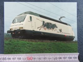 BAHN SCHWEIZ SBB WERBELOK Re460 " MILCH LAIT LATTE LOVELEY "