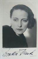 Dorothea Wieck (1908-1986) Schauspieler in-Autogramm