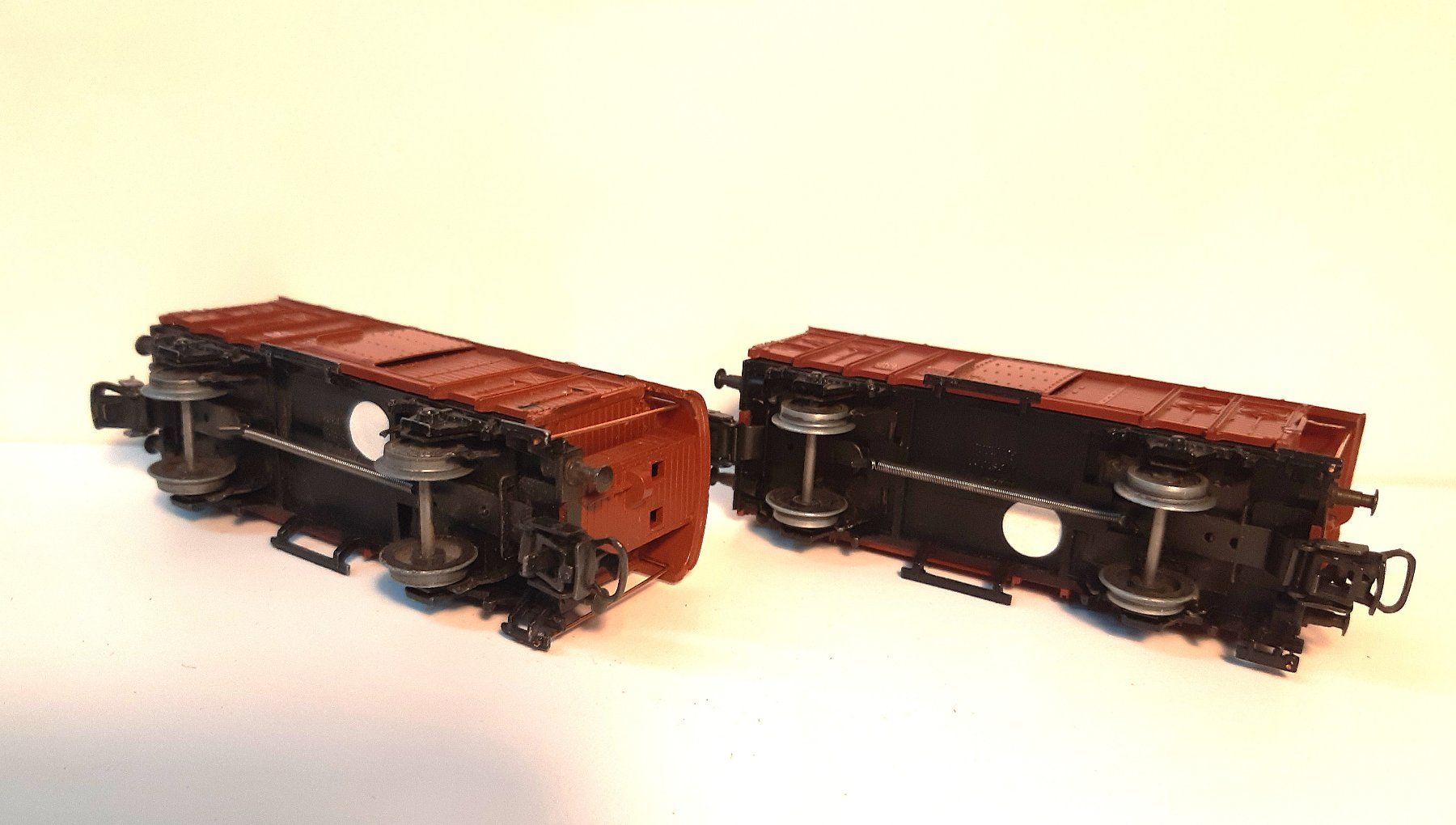 SBB/CFF/FFS Modellini di ferrovie: Märklin 4605 - 2 Güterwagen SBB-CFF – Usato da Avenches venduto da MarcAurel42 5