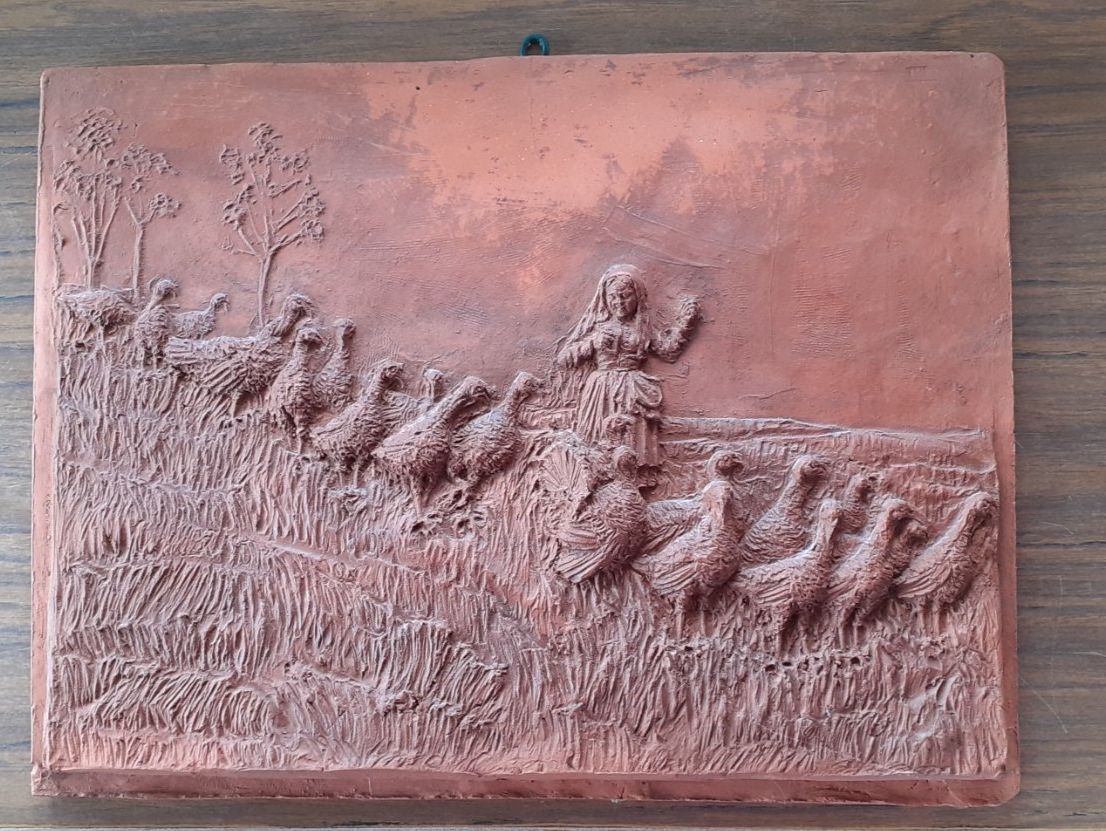 Sculture & Statue: antikes Reliefbild Ton – Usato da Mörschwil venduto da antiksalon21 3