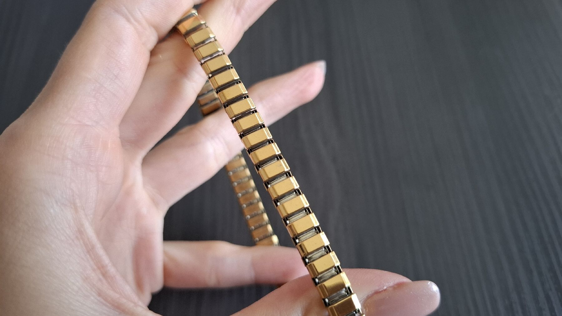 Bracciali & Braccialetti: Goldiges Edelstahl Armband – Nuovo (secondo la descrizione) da Rickenbach b. Wil venduto da VeryLovelyThings 3