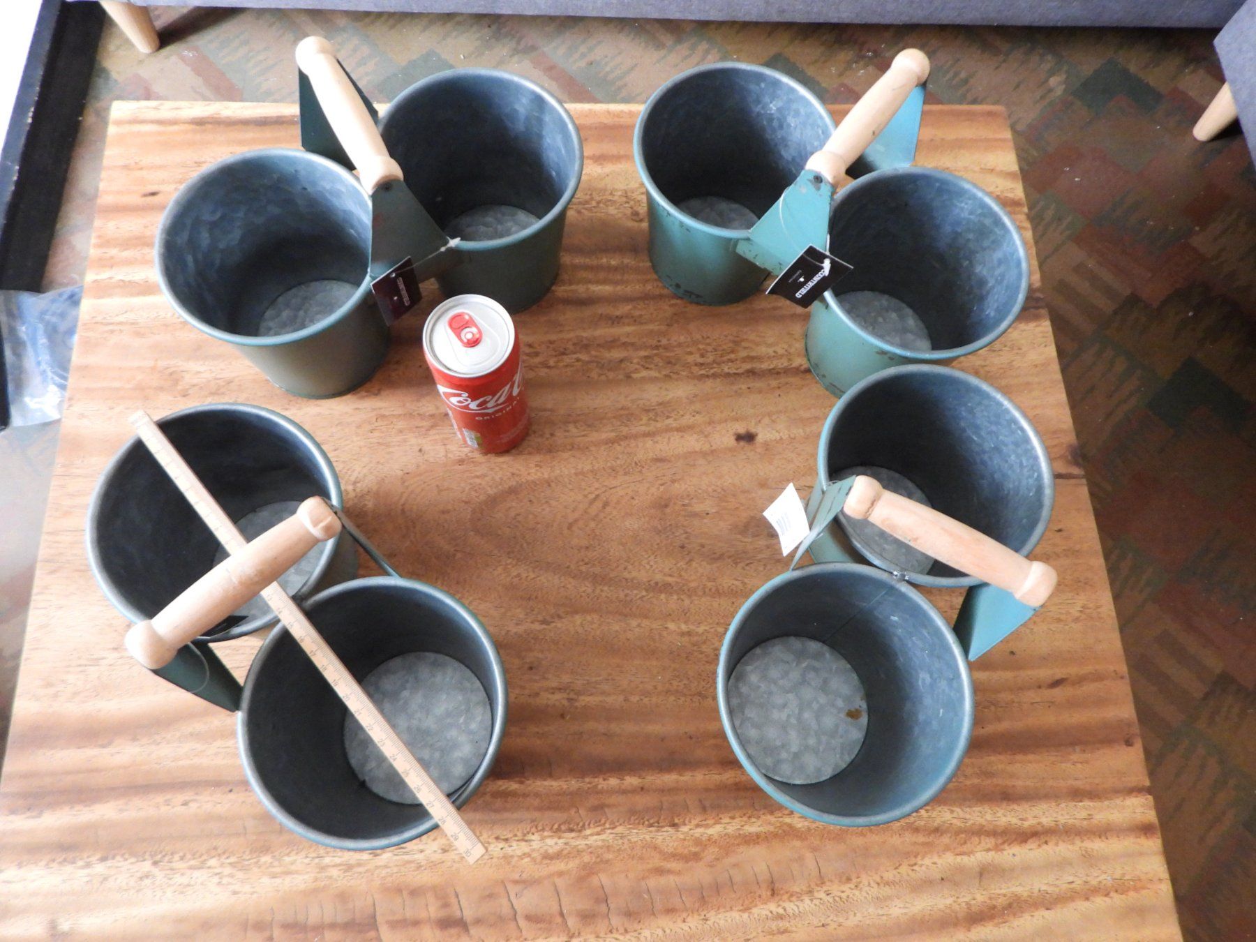 Pots de fleurs: Kleine Deko Töpfe aus Blech 4st – Neuf (Voir description) à Tavannes par jimananas 2