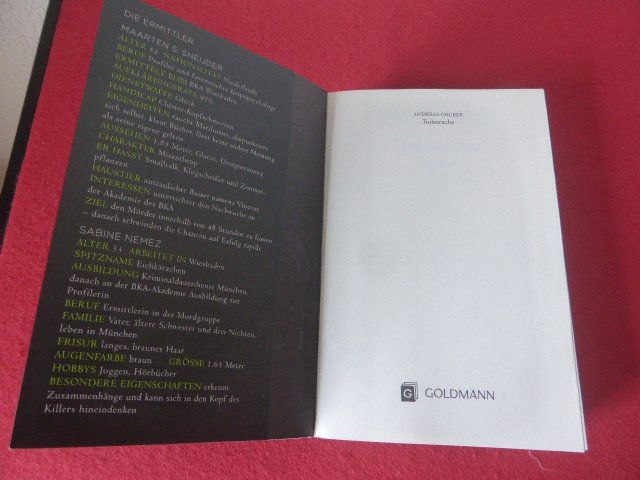 Livres: Buch Todesrache von Andreas Gruber – D'occasion à Hitzkirch par kleinerbaer01 1
