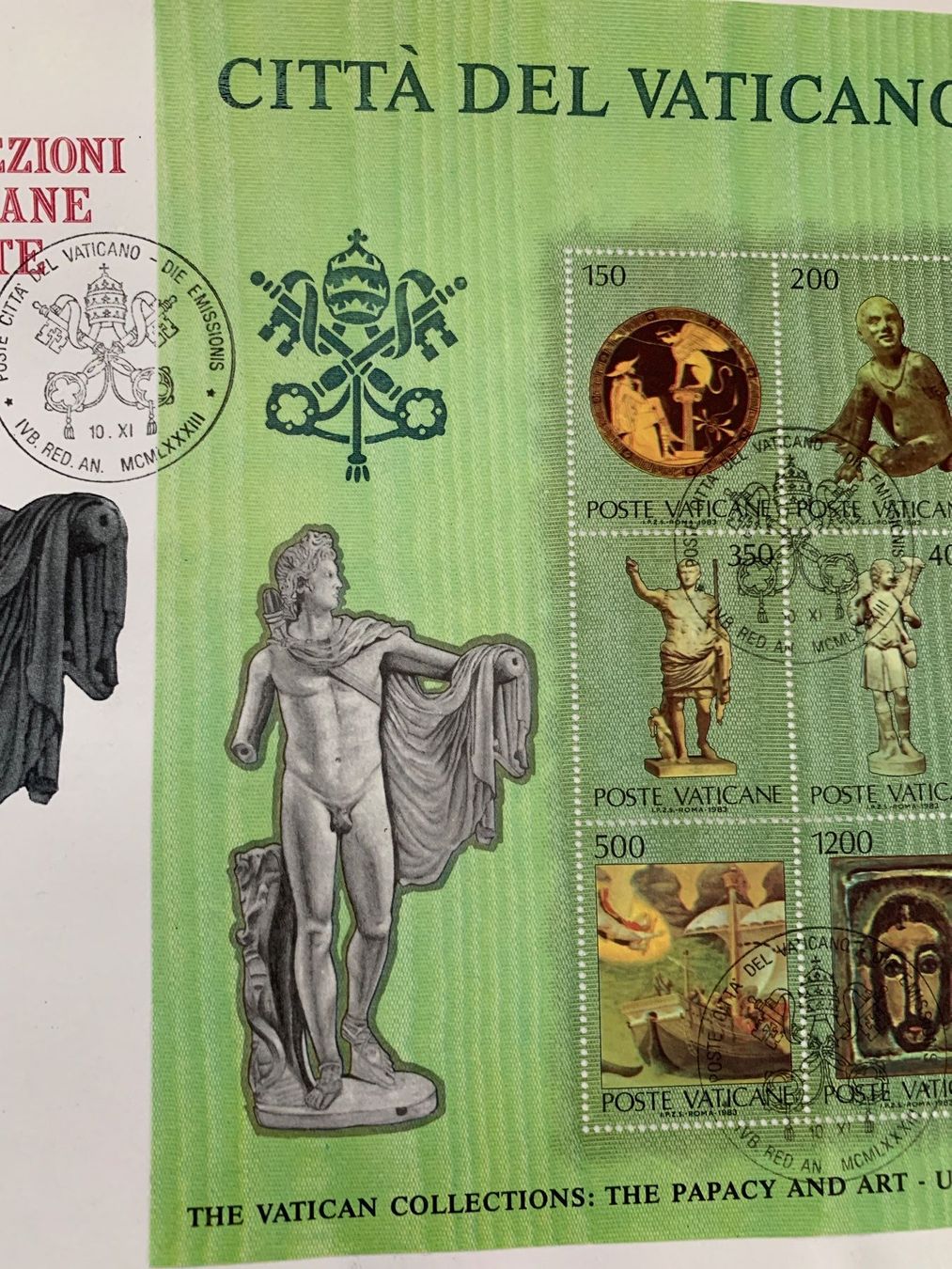 Alle Briefmarken: Vatikan Briefmarken Sammlung 1983 Kunst – Gebraucht aus Ibach von lisch3 1