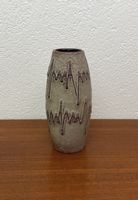 Vintage Keramik Vase ZickZack Design Blumenvase W. Germany