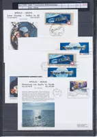 1975 USA, 7 verschiedene Weltraumbelege