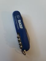Taschenmesser Victorinoxblau mit BASF Logo 