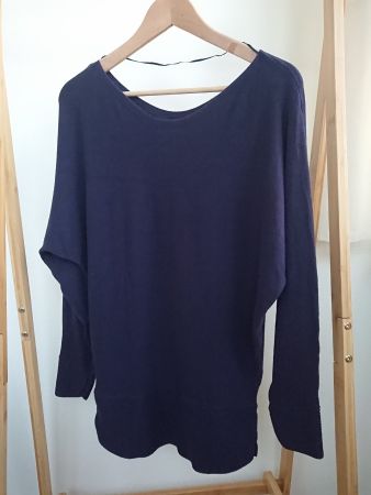 Damen Pullover Chicorée Gr. L Dunkelblau