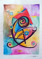 Original-Aquarell "Poesie"
