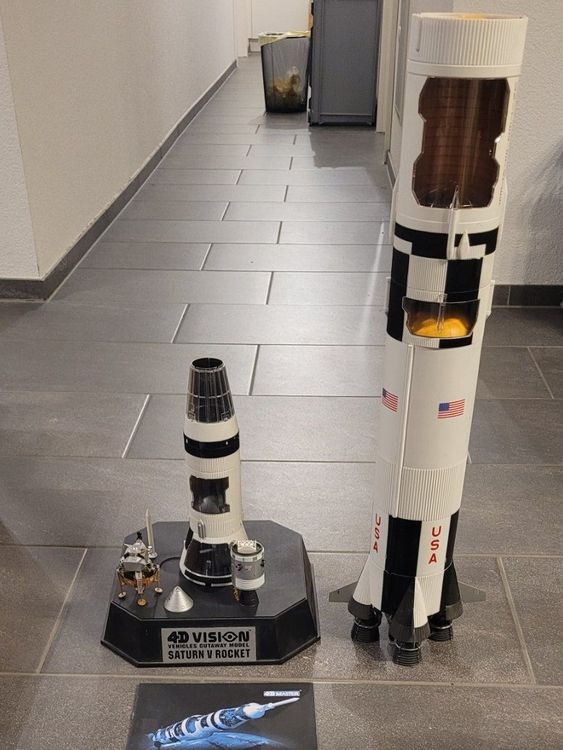 Airfix Saturn V Rakete Modellbausatz 1:144 - 77cm Hoch Mit Farben & Werkzeug