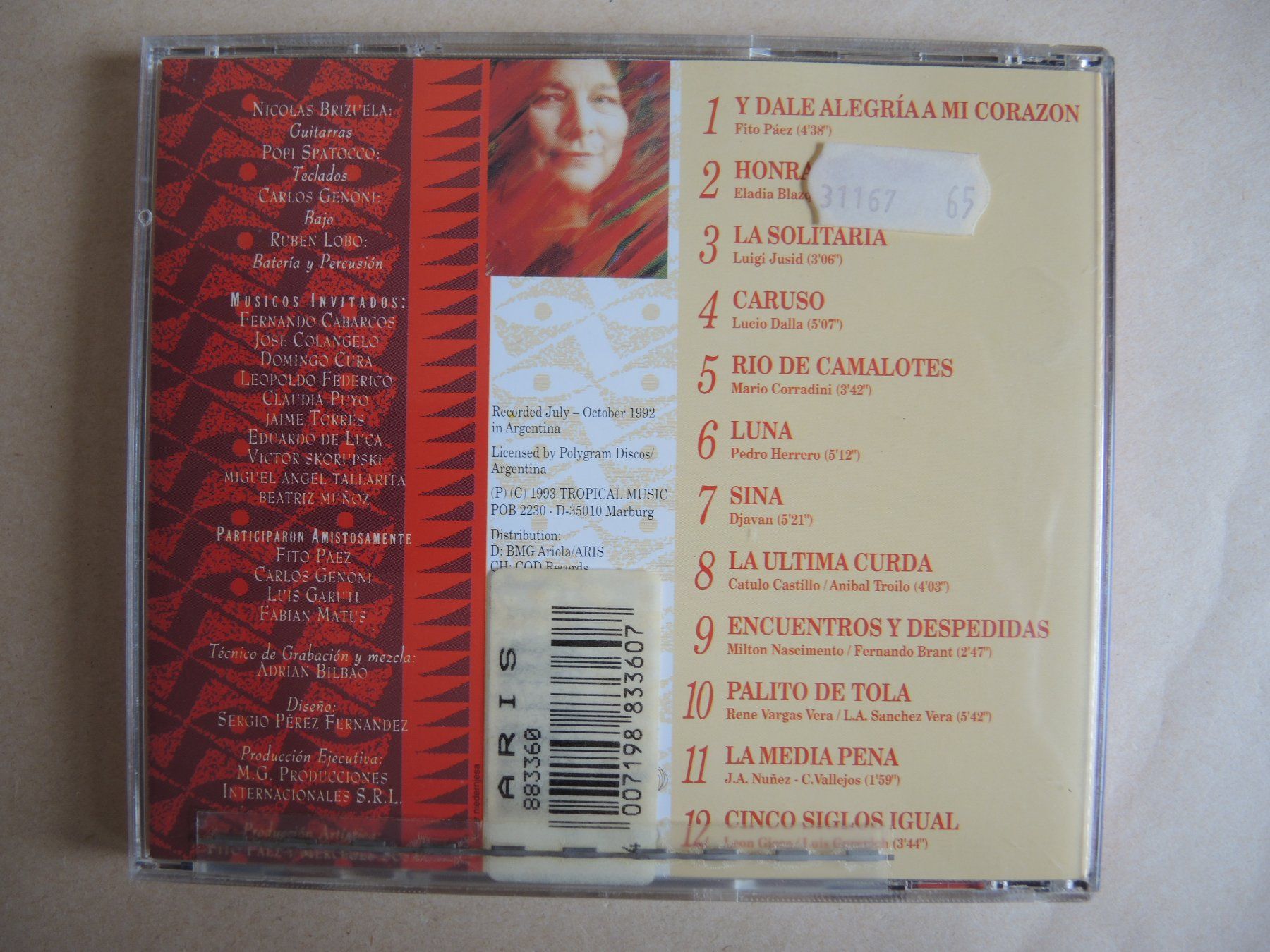 CD: Mercedes Sosa - Sino - CD – Usato da Rorschach venduto da maeck8 2