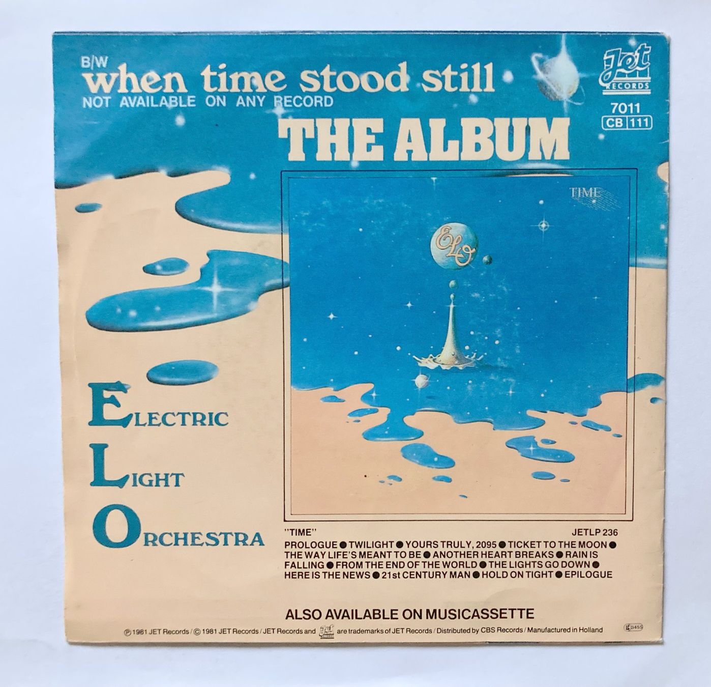 Dischi in vinile: ELECTRIC LIGHT ORCHESTRA - HOLD ON TIGHT – Usato da Bottens venduto da hotter-than-hell 1