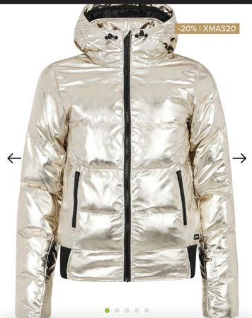 Protest Winter Ski  Jacke Gold Gr. S 5K Wasserdicht Neu