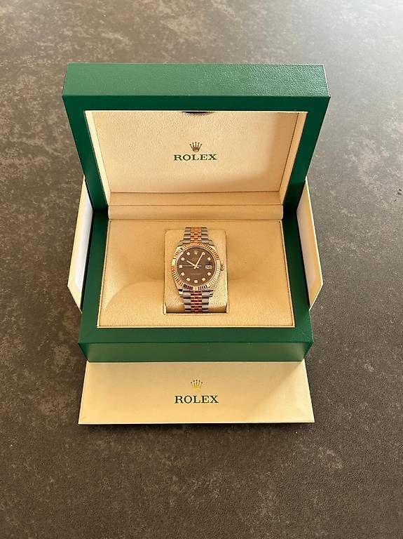 Orologi: Rolex Datejust 41mm Chocolate Diamond Dial – Usato da worb venduto da mansorymansory 1