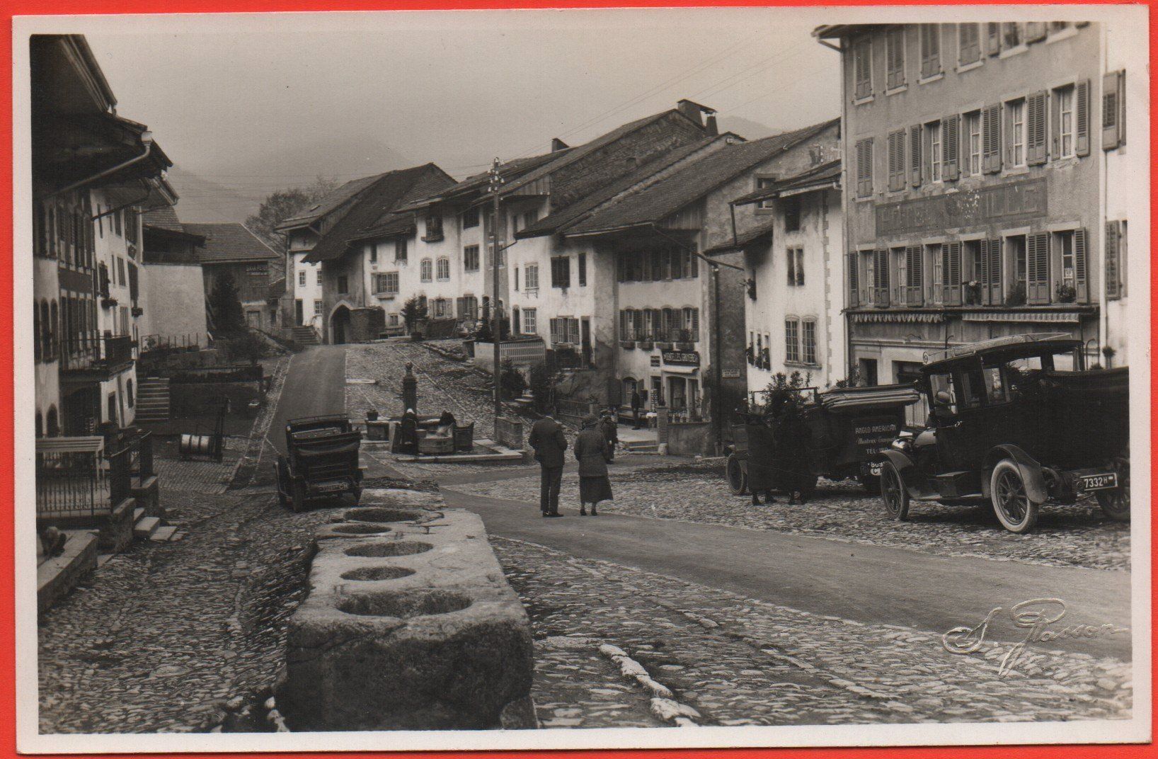 Cartoline postali: GRUYÈRES les anciennes mesures - Oldtimer, Auto – Nuovo (secondo la descrizione) da Jona venduto da philajona