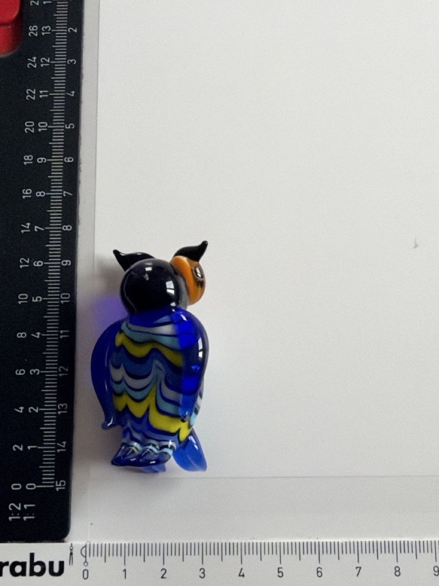 Statuette: Glaseule Eule Deko Glas blau bunt(2S7) – Usato da Neuenhof venduto da 123-Allerlei 4