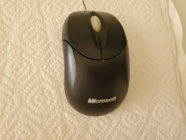 Microsoft USB Kabel Maus eher kleine optische Maus