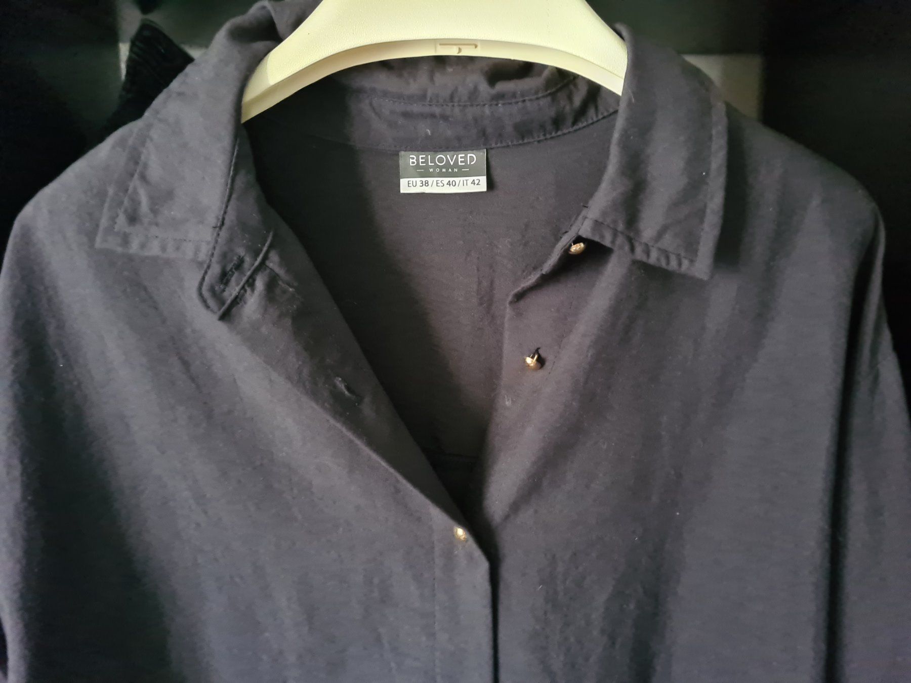 Blusen: Damen  Bluse Gr 38, BELOVED, d'blau – Gebraucht aus Amriswil von used2use