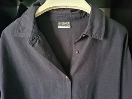 Damen  Bluse Gr 38, BELOVED, d'blau