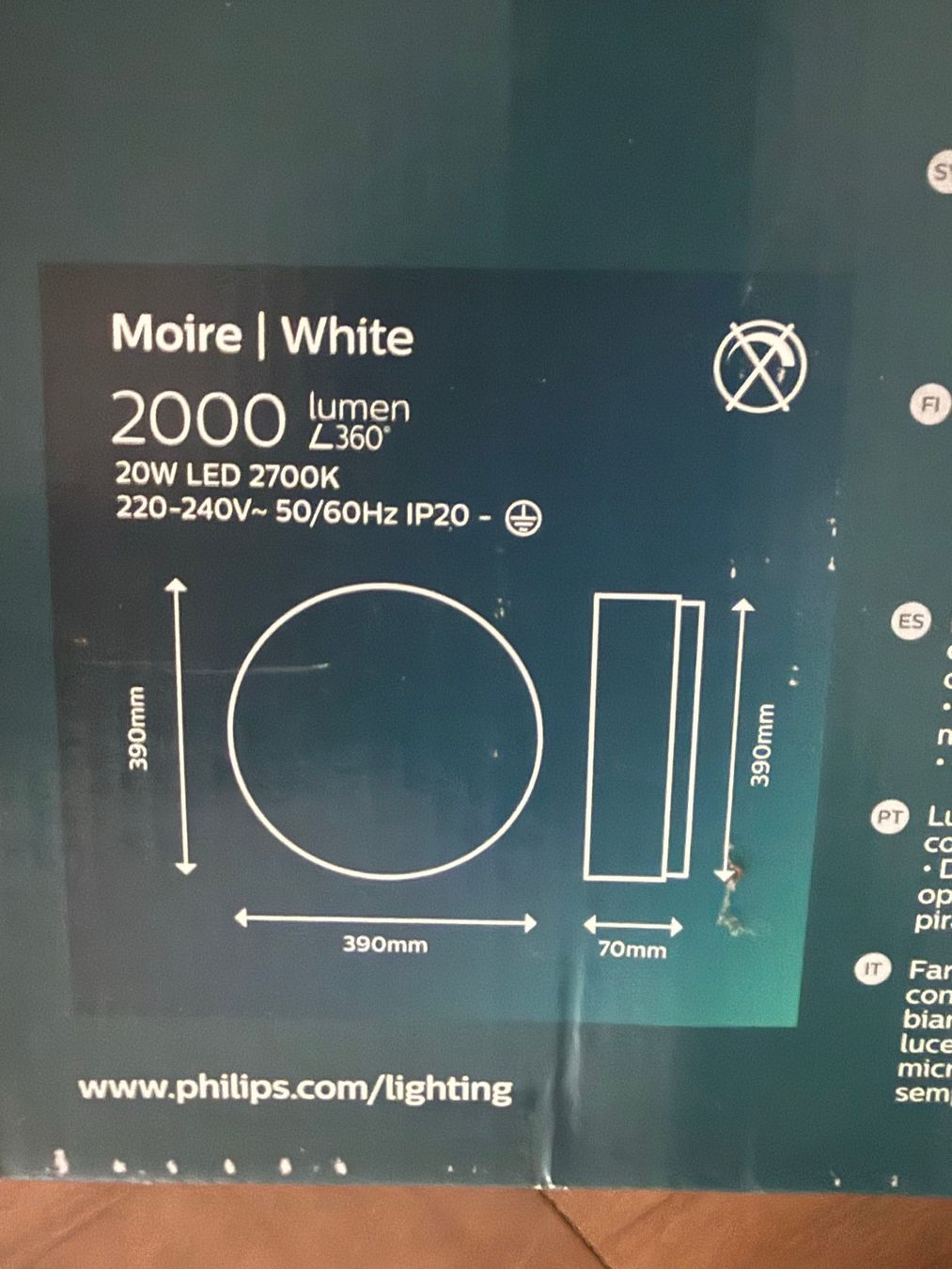 Philips Lampadari & plafoniere: Phlips LED Deckenlampe 20W – Usato da Zürich venduto da Ypar 1