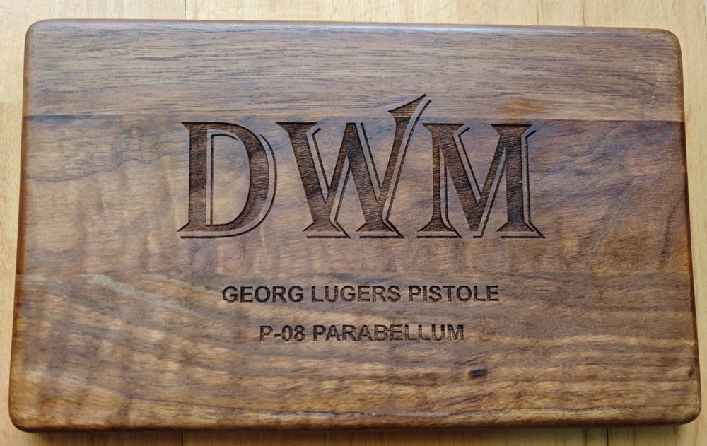 Tiro a segno: Luxus Schatulle Holz für Pistole Luger Parabellum 08! Neu! – Nuovo (secondo la descrizione) da Rüti ZH venduto da Sarah0406 3
