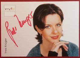 Ines Krüger Autogramm signiert Foto 10x15cm