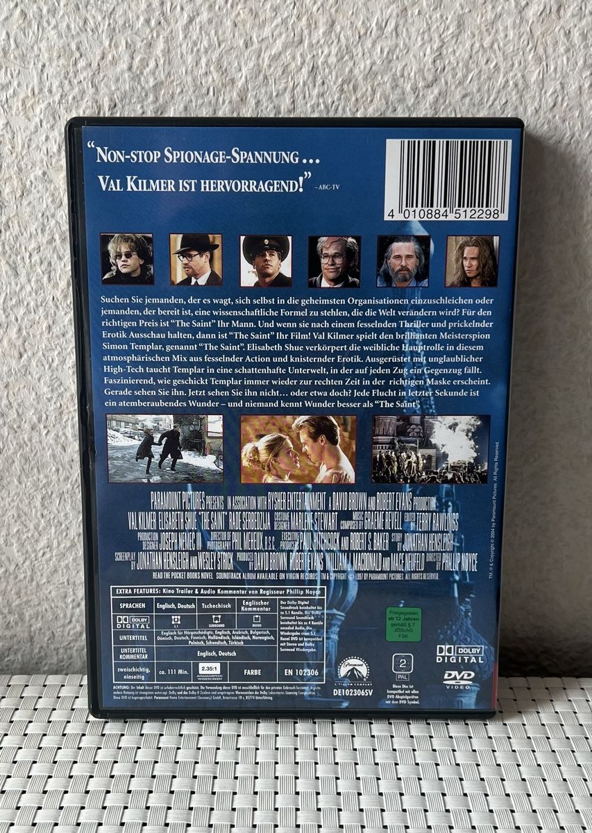 Tutti i DVDs: The Saint - Val Kilmer (DVD) – Usato da Flawil venduto da NiceT 1
