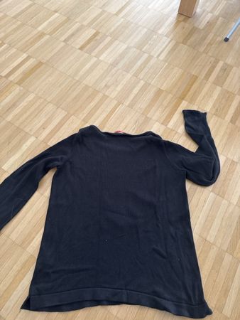 Damen Pullover schwarz mit Sternenmotiv  (Esprit)