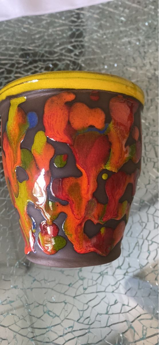 Tazze: Steingut wunderschöne Hand Made Trinkgläser 8stk. – Nuovo e nell'imballaggio originale da Bern venduto da Ninitto 6