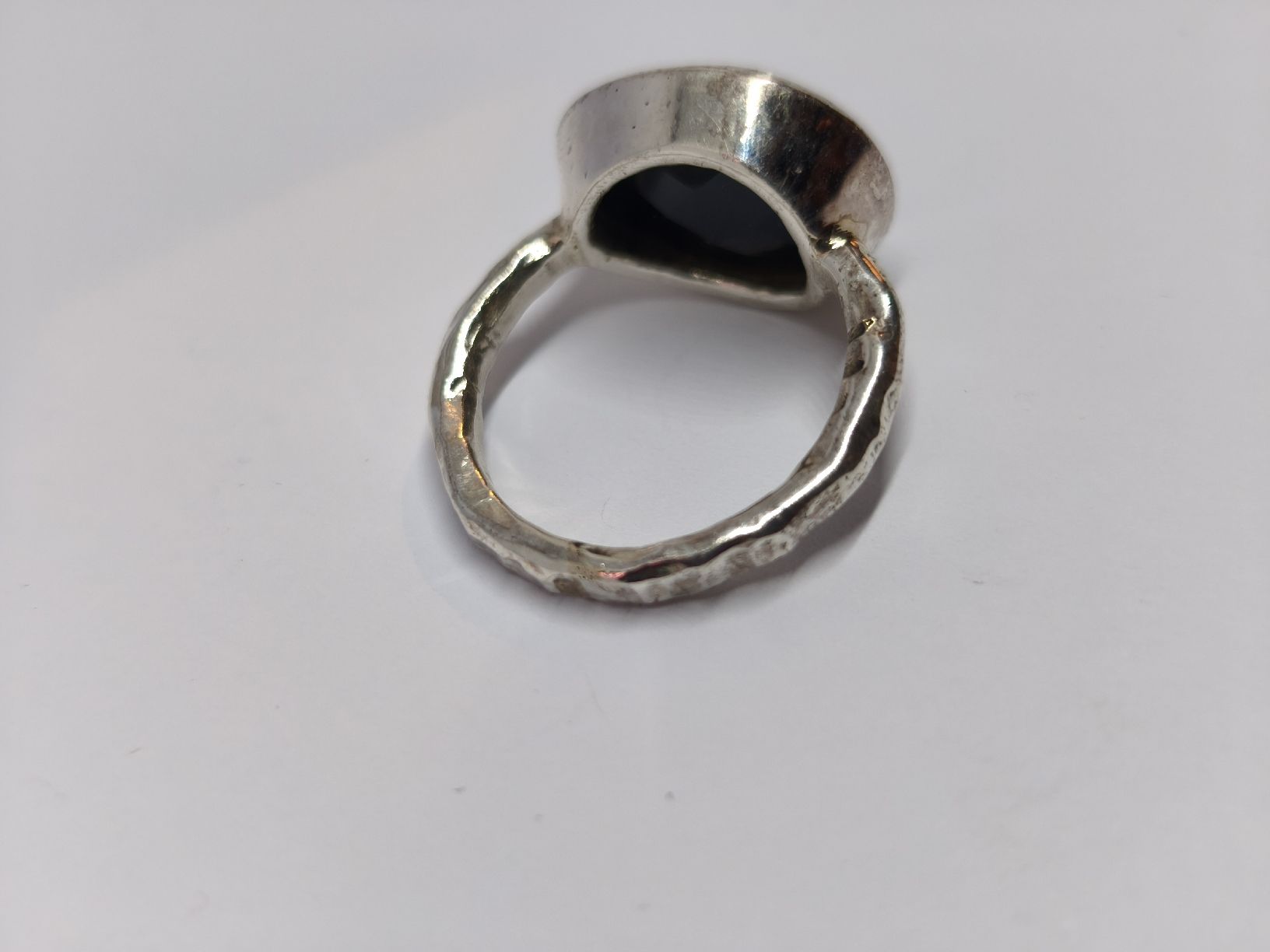 Ringe: Massiver Silber Onyx-Ring, vintage Stil, Echtstein Handgemac – Gebraucht aus St. Gallen von GIULESGG 3