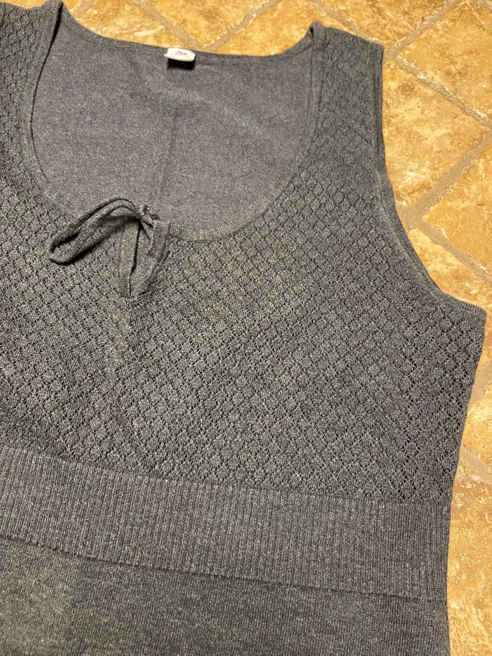 S.Oliver Vestiti: S.Oliver Chic Abito di cotone a maglia-M/L-glamour e elegant – Nuovo (secondo la descrizione) da Gordevio venduto da LanaZimm